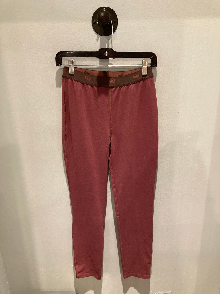 REI Baselayer Bottoms, Maroon, Kids L (14-16)