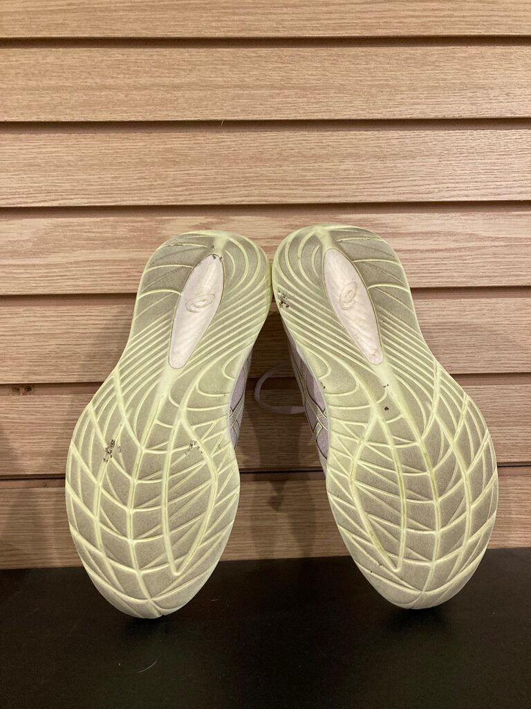 Asics Gel-Cumulus 27 Running Shoes, Light Pink/Yellow, Women's 6.5