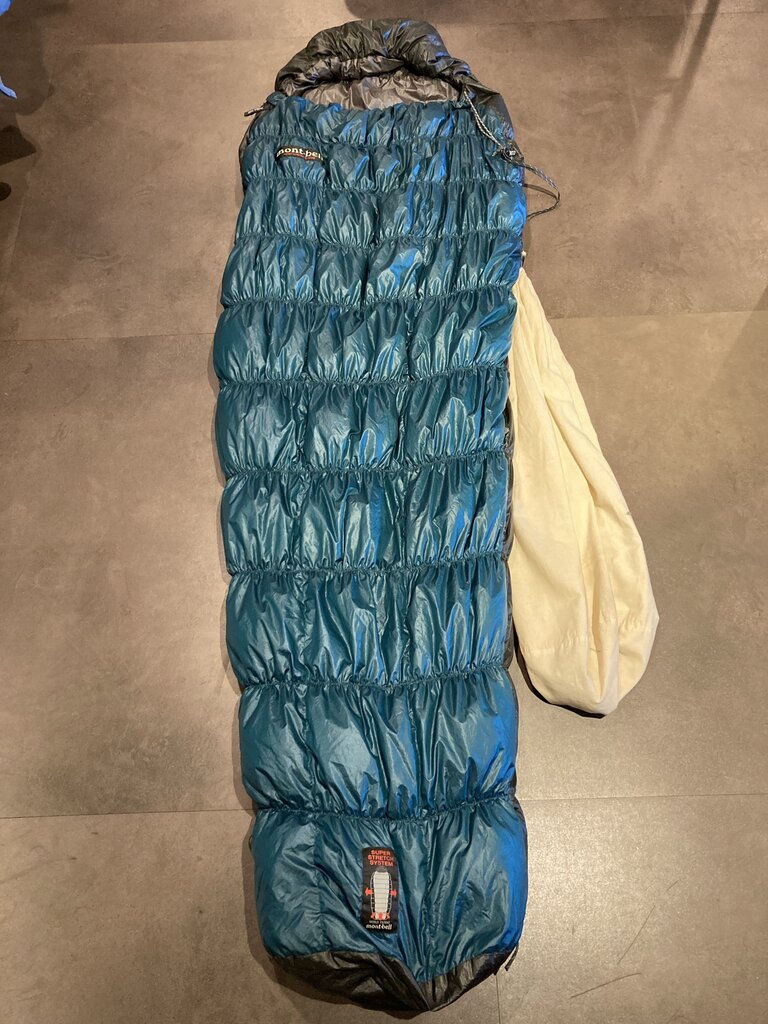 Mont Bell UL Down Hugger Sleeping Bag, Teal/Grey, 40deg?