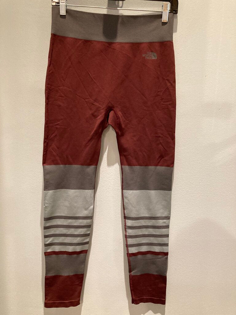 The North Face Leggings, Grey/Maroon, Women's M?