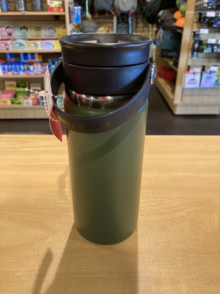 Hydro Flask Insulated Thermos w/ Lid, Green, 16oz