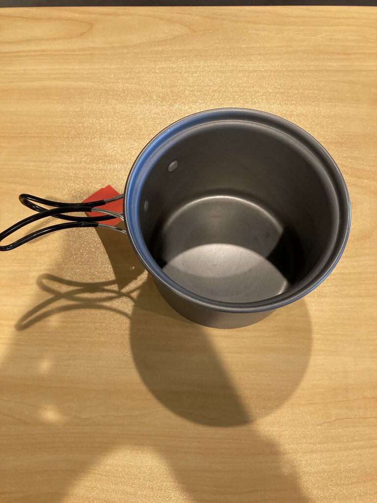 Soto Cooking Pot w/ Handle, Grey/Black/Silver