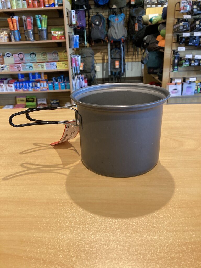 Soto Cooking Pot w/ Handle, Grey/Black/Silver