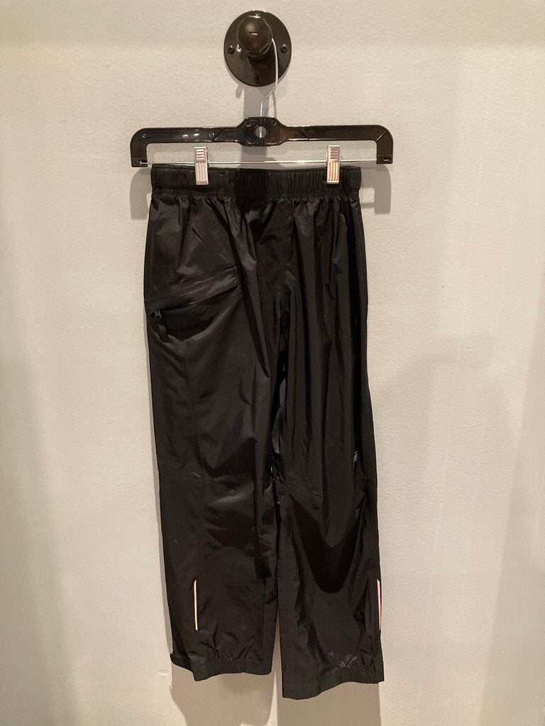REI Rain Pants, Black, Kids M (10-12)