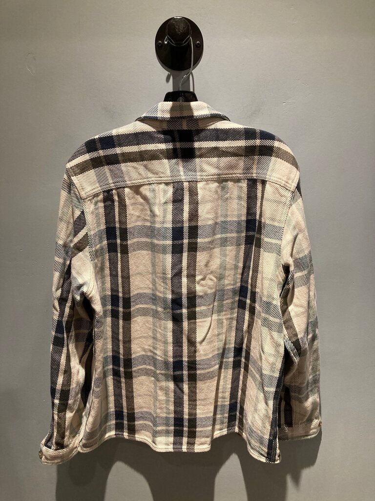 Patagonia Fjord Loft Shirt, White/Navy, Men's L