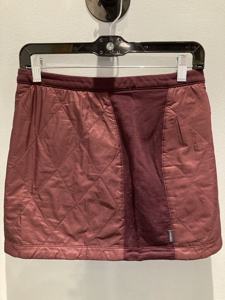 Icebreaker Quilted Skirt, Mulberry, Women's S