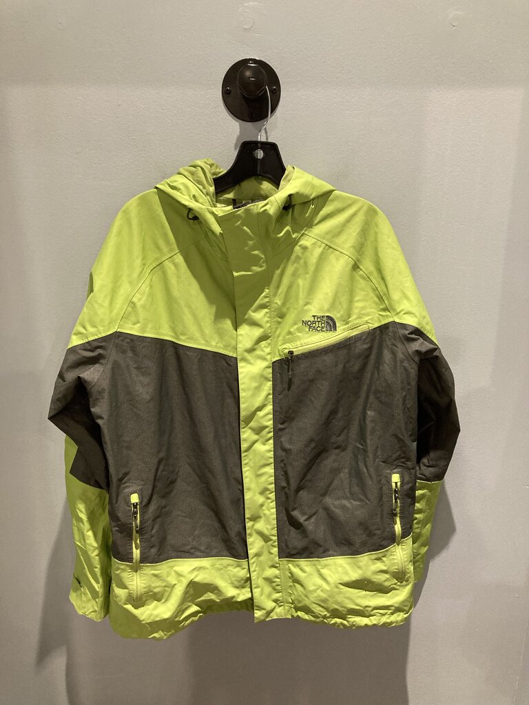 The North Face Rain Jacket, Green/Lime, Men's XL