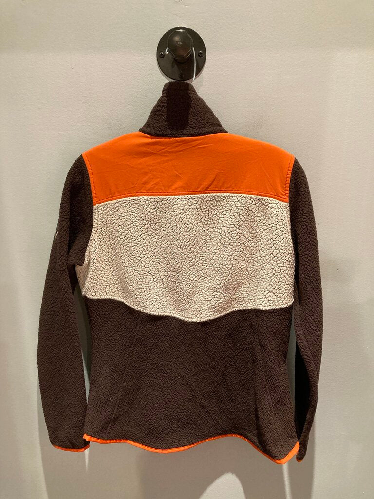 Kuhl Hybrid Fleece Jacket, Brown/Orange, Women's M