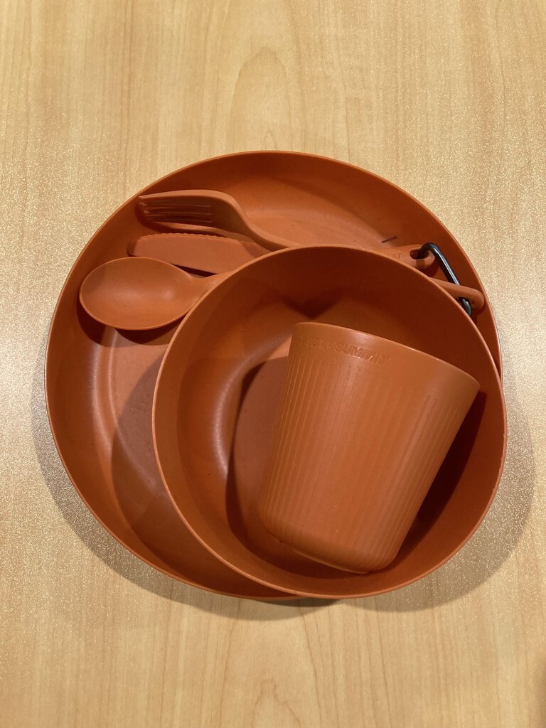 Sea To Summit Camp Dinnerware Set, 6 Piece, Orange