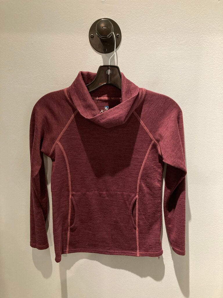 Kuhl LS Top, Cranberry, Kid's M