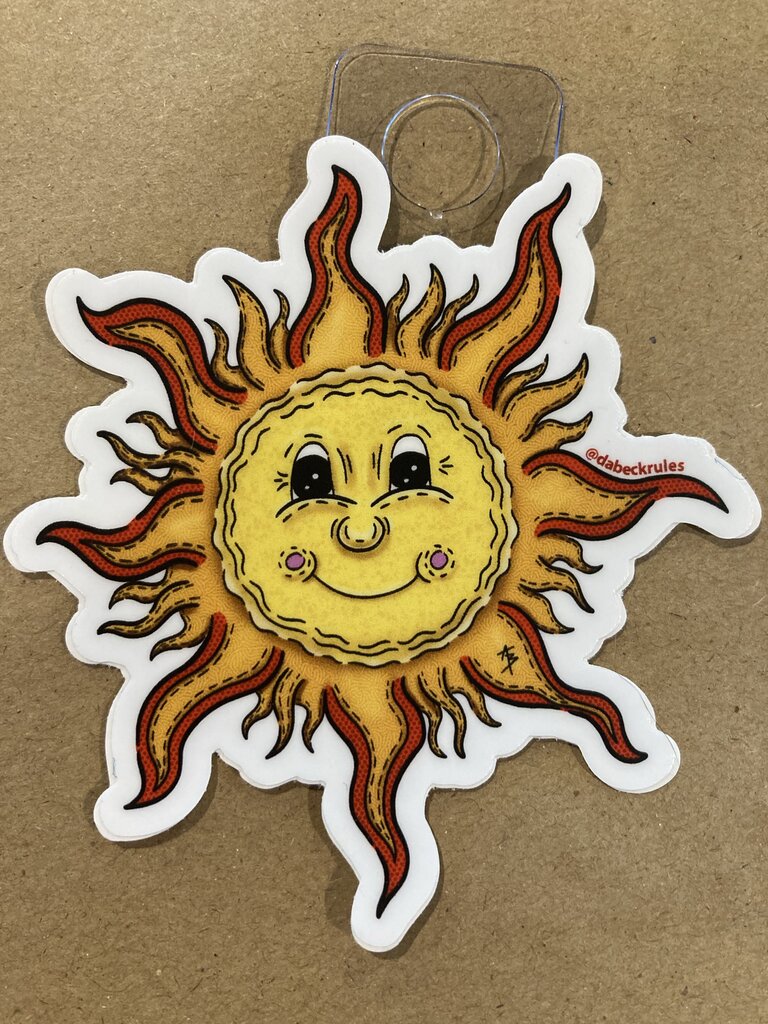 Andrew Beck Designs "Sun 2" Sticker