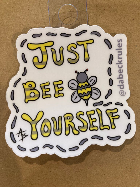 Andrew Beck Design Bee Yourself Sticker
