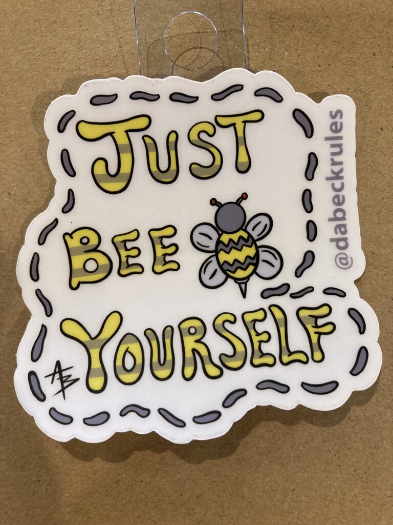 Andrew Beck Design Bee Yourself Sticker