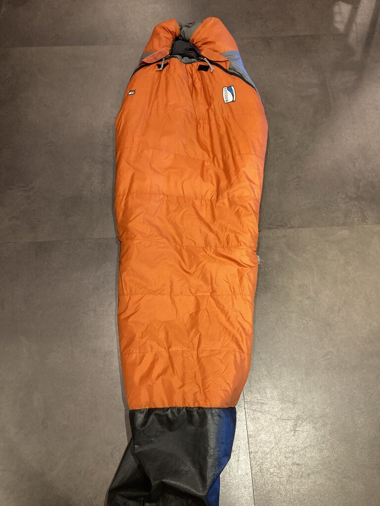 REI Kids Nooder Sleeping Bag, Orange, 25 Degrees