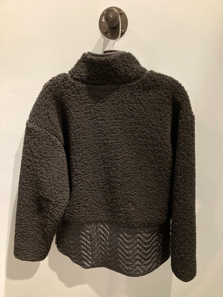 Athleta Snap T Fleece, Black, Women's S