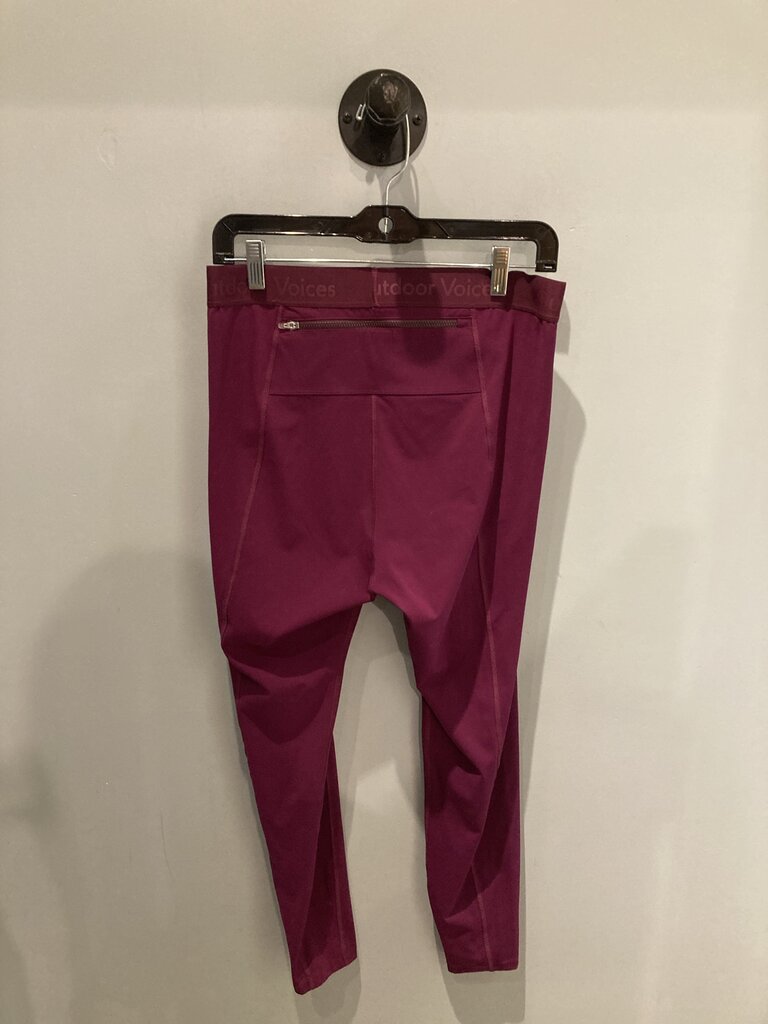 (Thread Pull) Outdoor Voices Leggings, Pink , Women's L