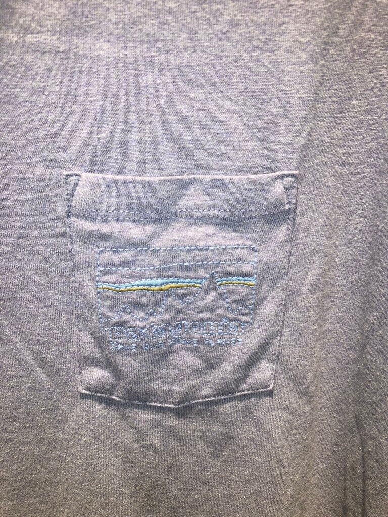 Patagonia LS Top, Purple, Men's M