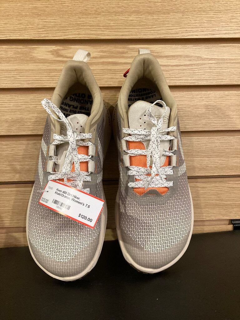 Keen 450 Dirt Hiker, Khaki/Orange, Women's 7.5
