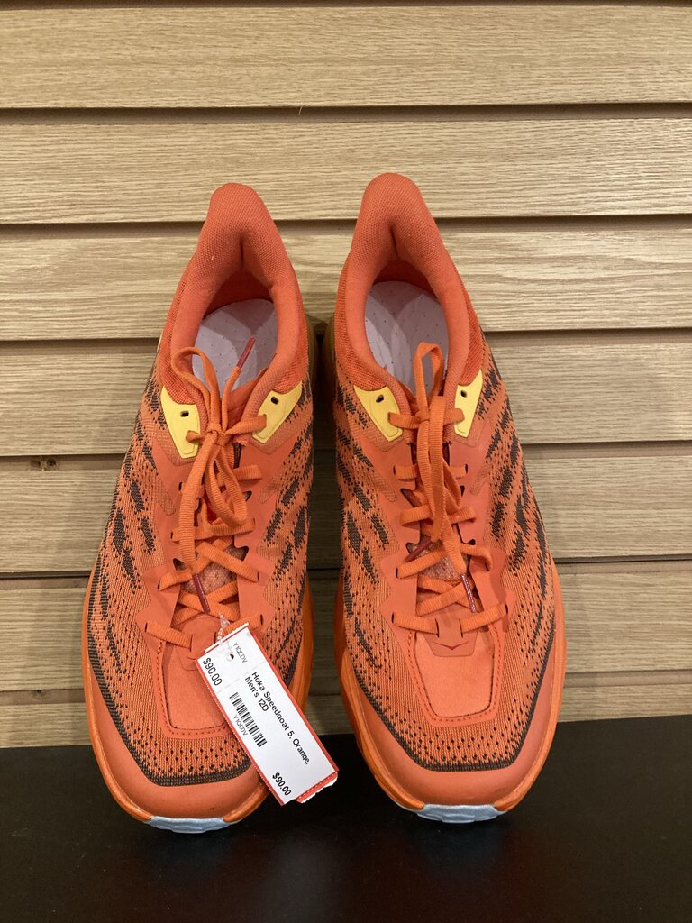 Hoka Speedgoat 5, Orange, Men's 12D