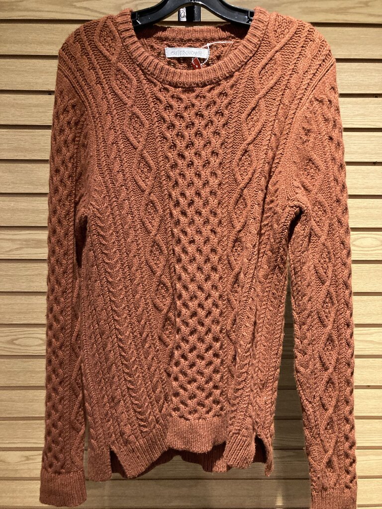 Outer-Known Knit Sweater, Orange, Men's M