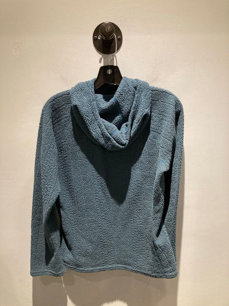 Patagonia Fleece Hoodie, Blue, Women's M