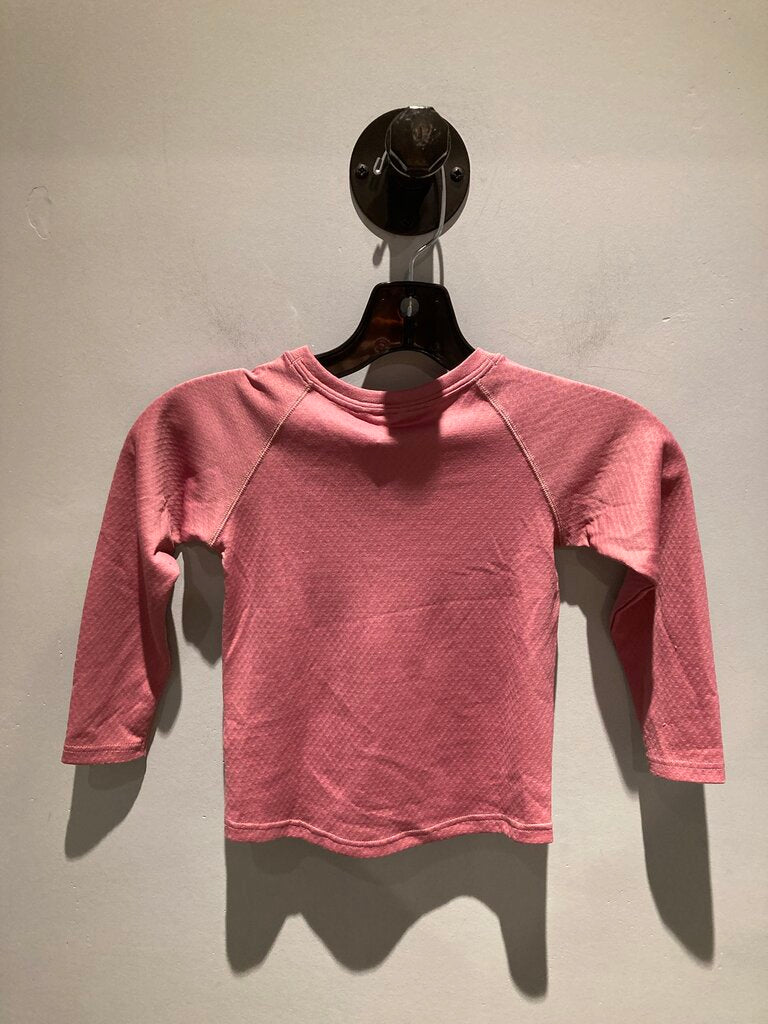 Patagonia Base Layer Top, Pink, Kids 5T
