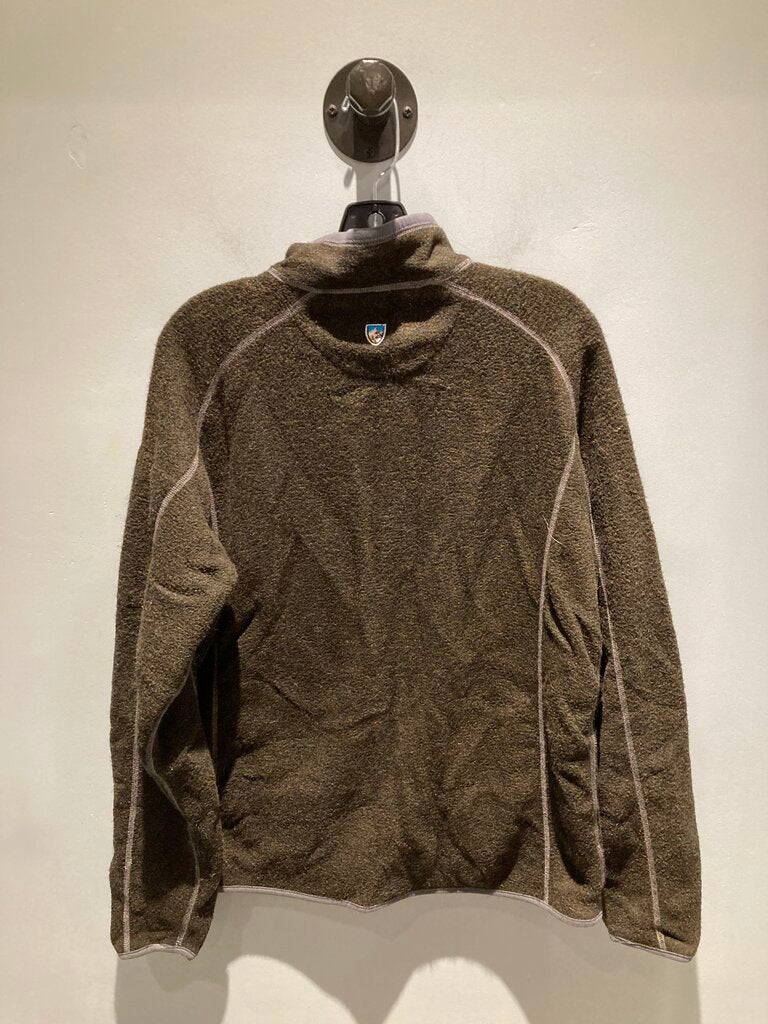 Kuhl Fleece Jacket, Green/Grey?, Men's XL
