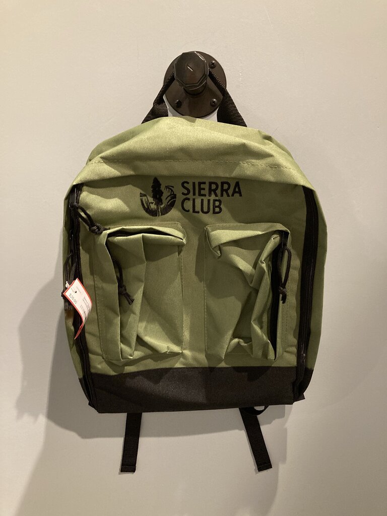 Sierra Club Backpack, Green/Black, 12?L