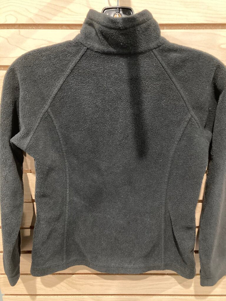 Columbia Full Zip Fleece, Black/Pink, Kid's M