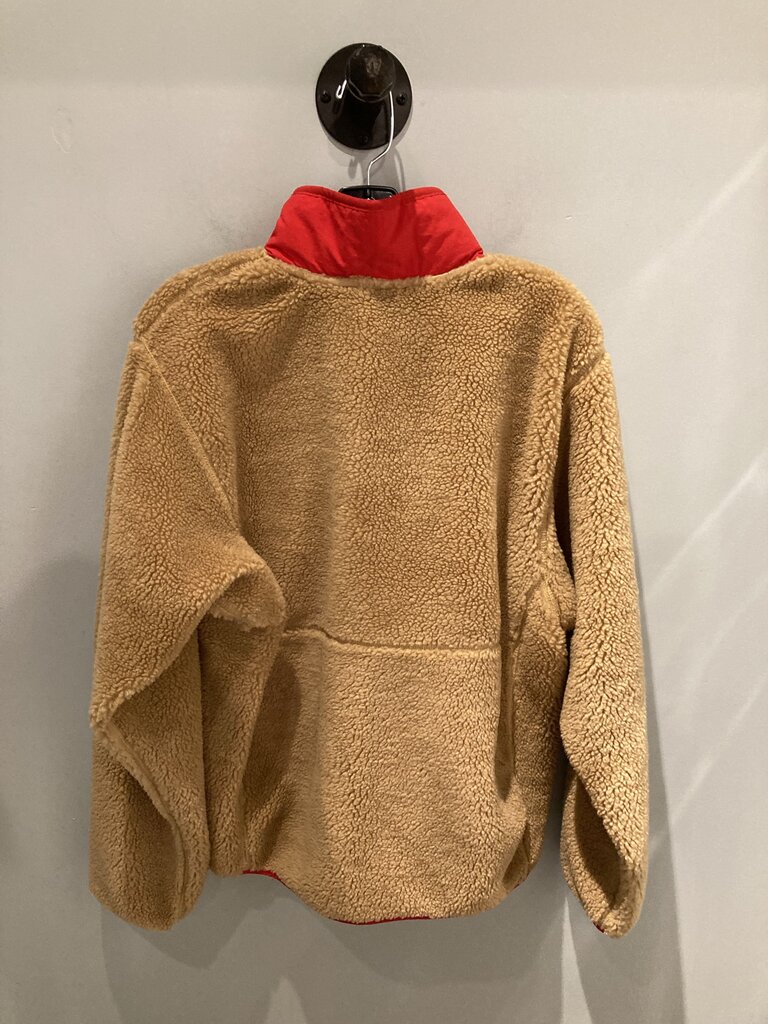 The North Face Extreme Pile Pullover, Tan/Red, Men's M