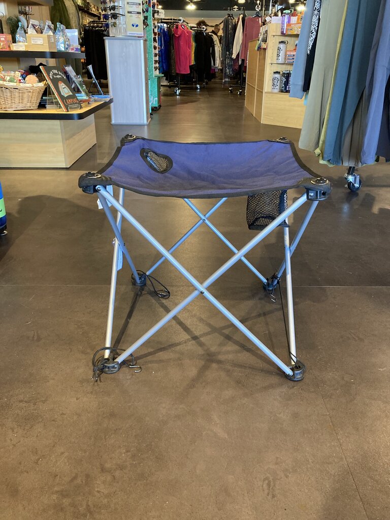 Folding Camp Table, Blue
