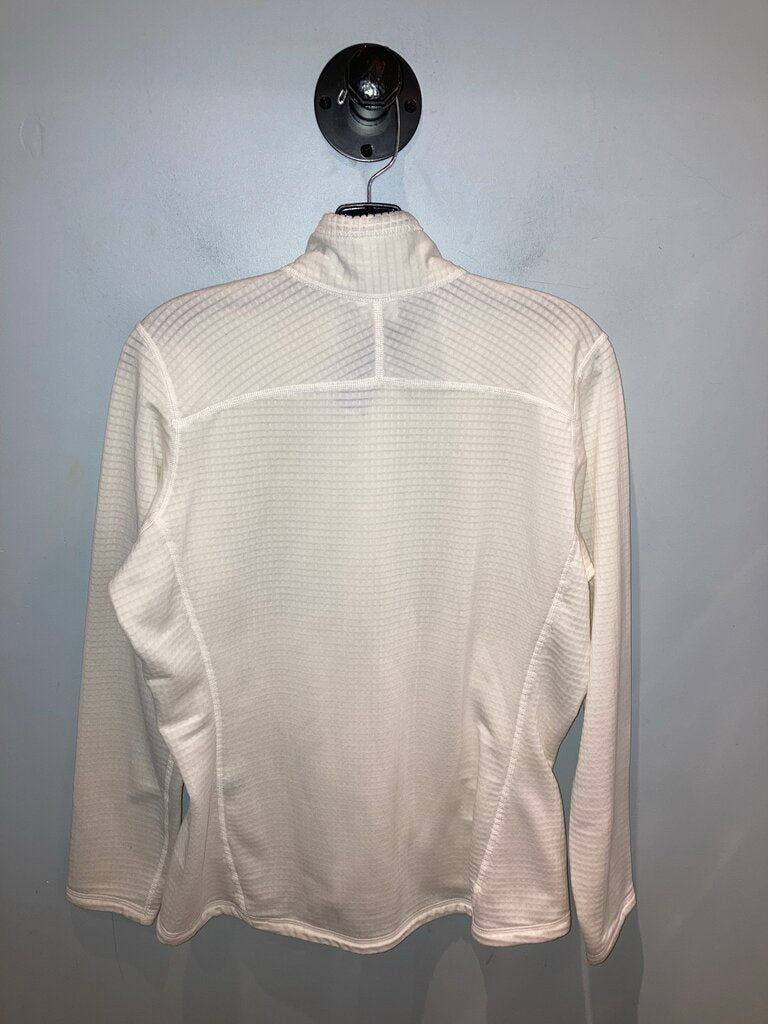 Patagonia Full Zip R1 Fleece, White, Women's L