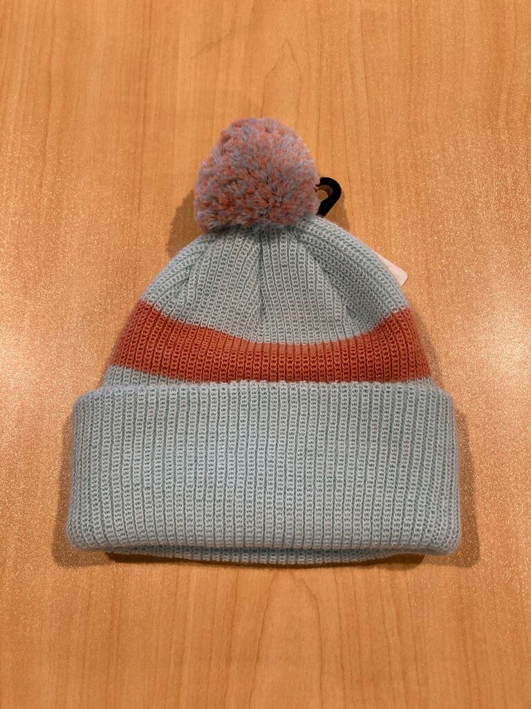 Smartwol Stripe Beanie, Bleached Aqua, Kid's OS