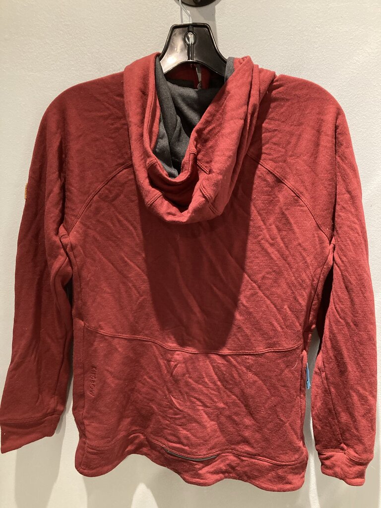 Kitsbow Hooded Full Zip Fleece, Red, Women's M