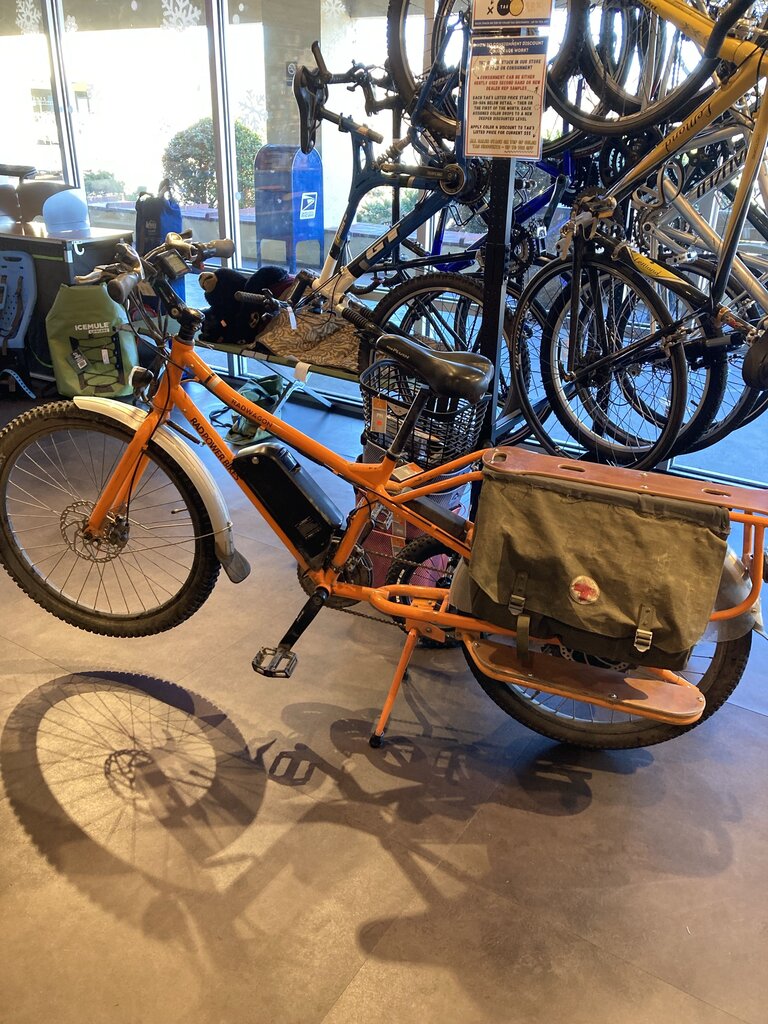 Rad Power Radwagon E-Bike, Orange w/ Saddle Bags/Charger