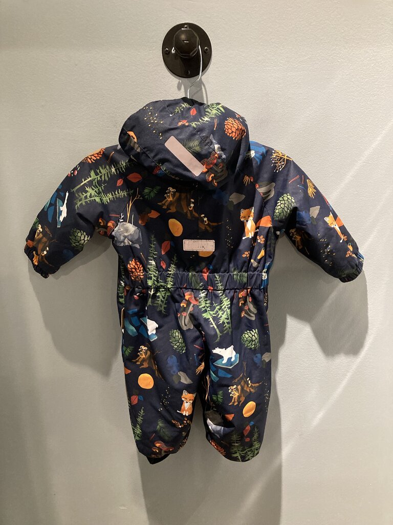 ReimaTec Waterproof Snowsuit, Navy/Mushrooms, Kid's 3T?