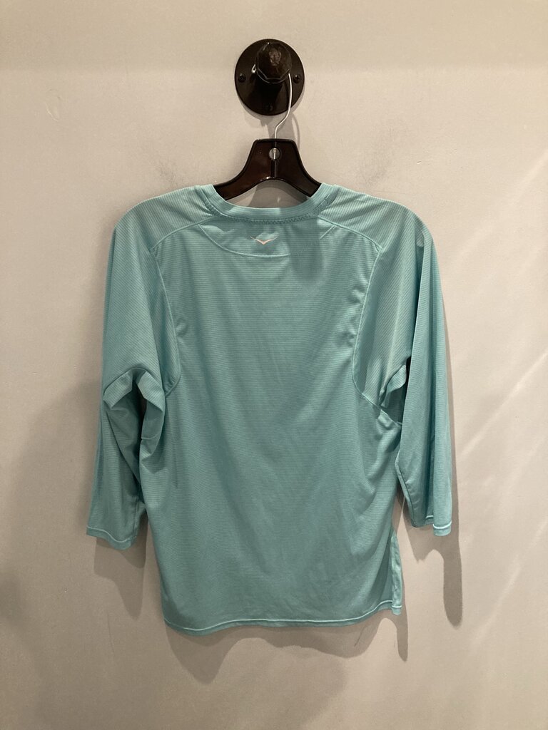 Hoka Glide 3/4 Sleeve Shirt, Blue, Men's M