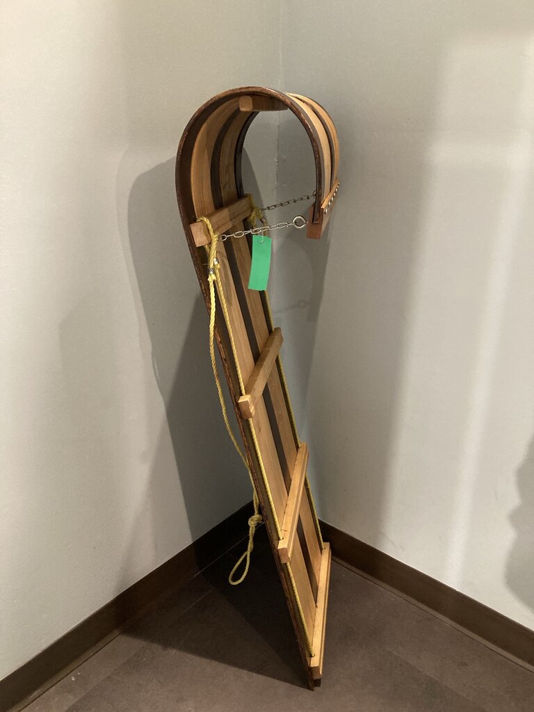 L.L.Bean Wooden Toboggan, Wood