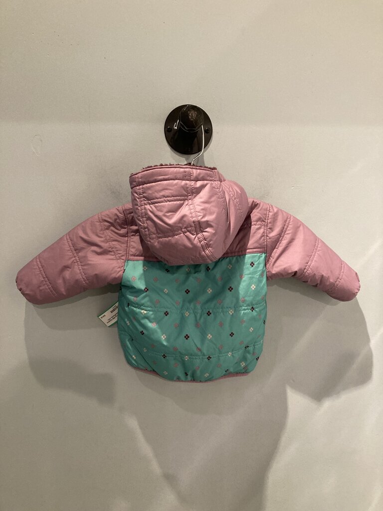 Patagonia Reversible Insulated Jacket, Green/Purple, Kid's 12MO