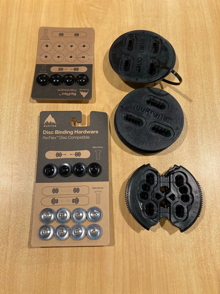 Lamar Snowboard Bindings (w/ hardware), Black, L