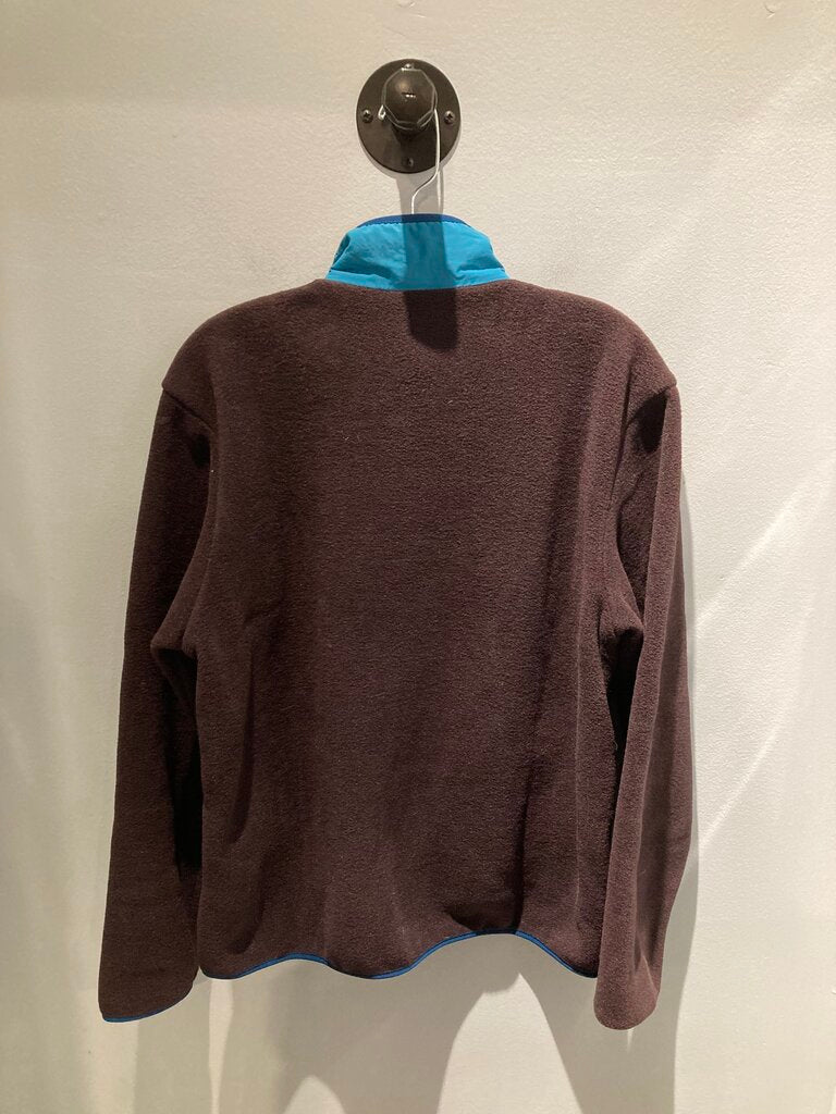 Patagonia Fleece Jacket, Purple/Teal, Women's M