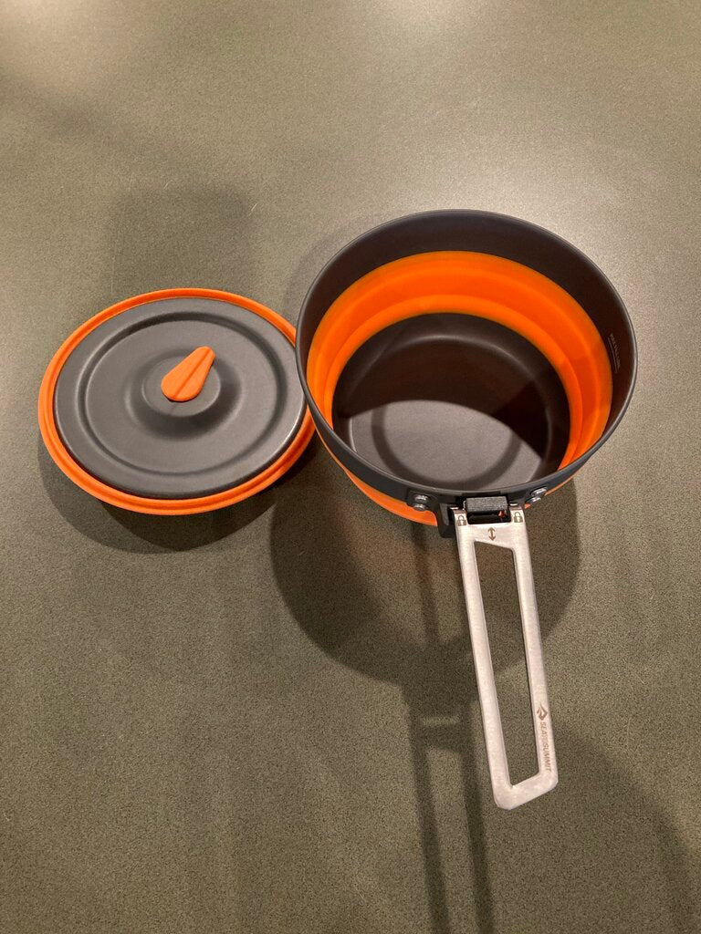 Sea To Summit Frontier Ultralight Collapsible Pot, Orange, 1L