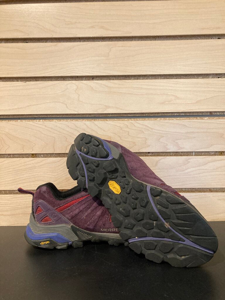 Merrell Low Hiking Shoes, Purple/Red, Women's 8.5