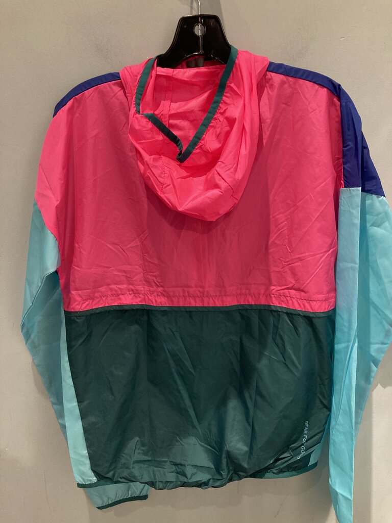 (NEW) Cotopaxi Teca 1/2 Zip Windbreaker, Pink/Purple/Green, Women's XS