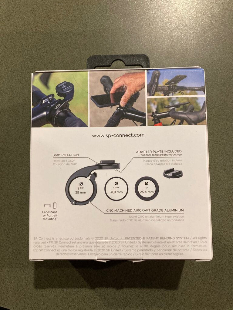 (SOLD AS SET + NEW) Cannondale Phone Case for iPhone 11 Pro Max/XS Max + SP Connect Handlebar Mount Pro, Black, OS