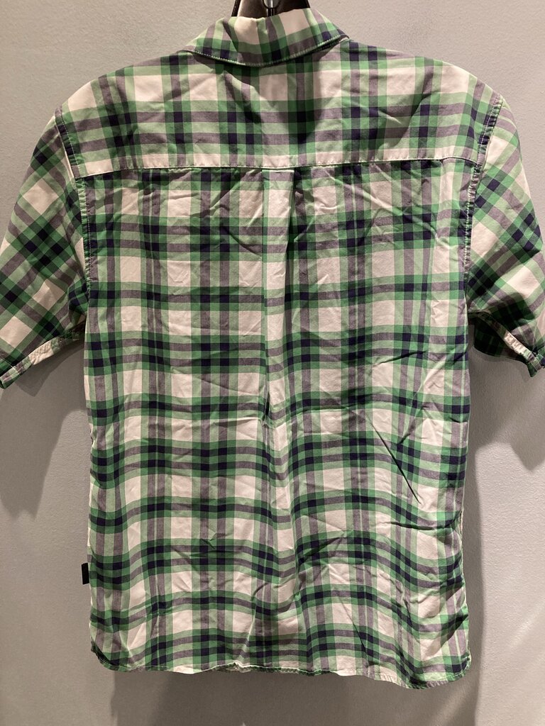 Patagonia SS Button Up, Green, Men's S