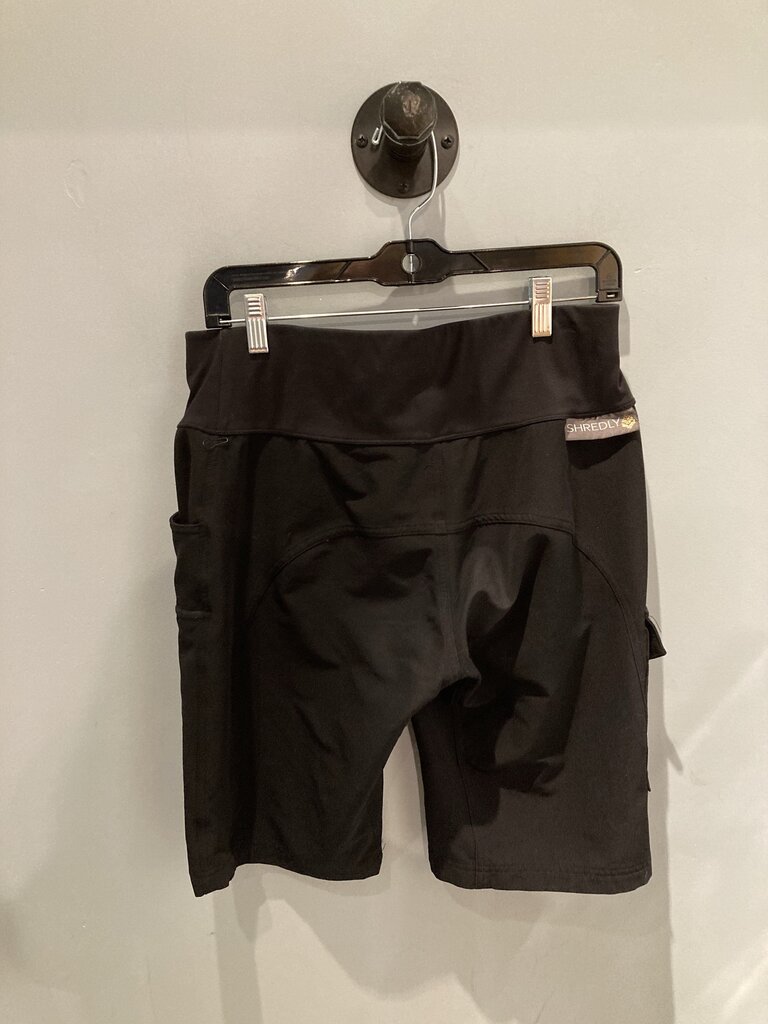 Shredly Long Bike Shorts, Black, Women's 8