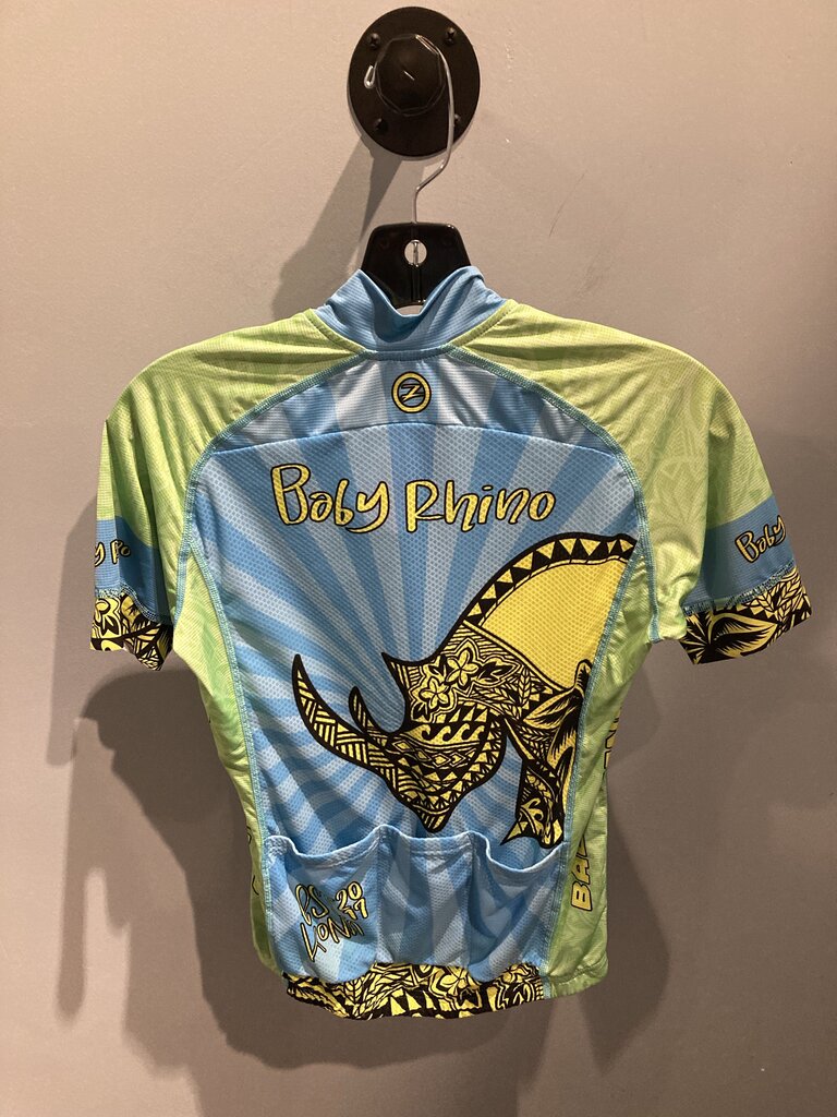 Zoot SS Full Zip Jersey, Blue/Yellow, Women's M