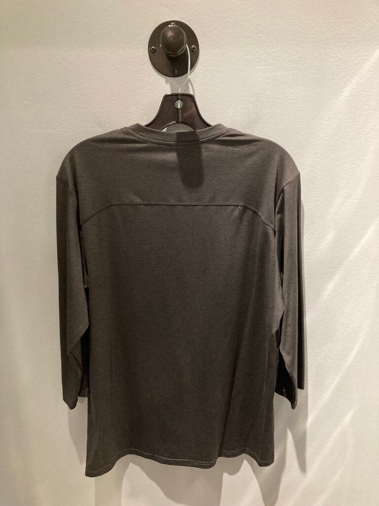 Flylow Nash 3/4 Shirt, Black Graphic, Men's L(Sample)