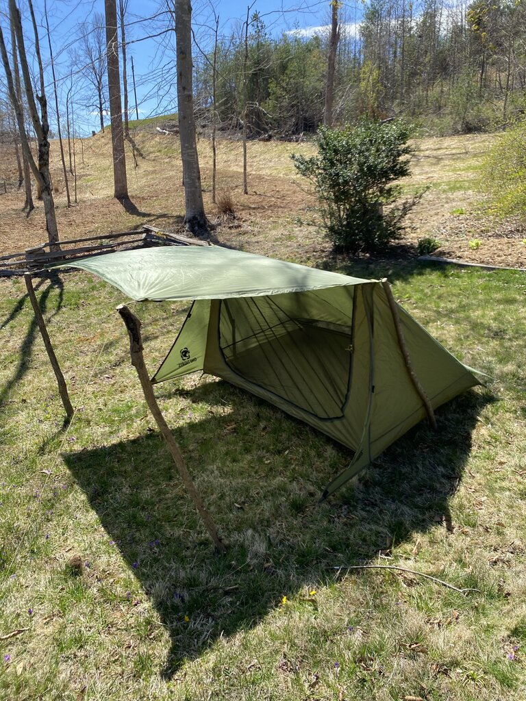 One Tigris Backwoods Bungalow Shelter/Trekking Pole Tent 2.0